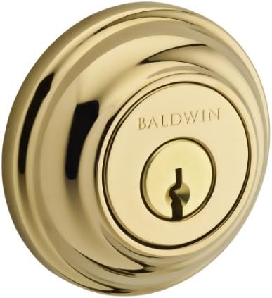 Baldwin Reserve Deadbolt in Polished Brass with Versatile Security