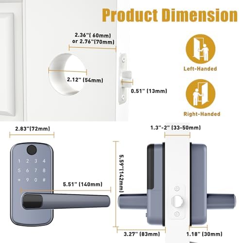 Smart Door Lock with Keypad App Control