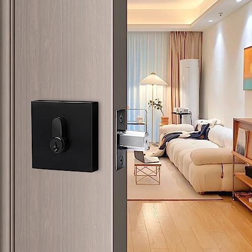 Probrico Square Deadbolts Durable Double Cylinder Door Lock Set