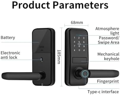 Unlock Your Home Smartly Smart Lock with Fingerprint Key App Control