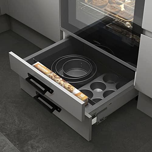 12 Pack 5 Inch Matte Black Cabinet Pulls with Base Plates