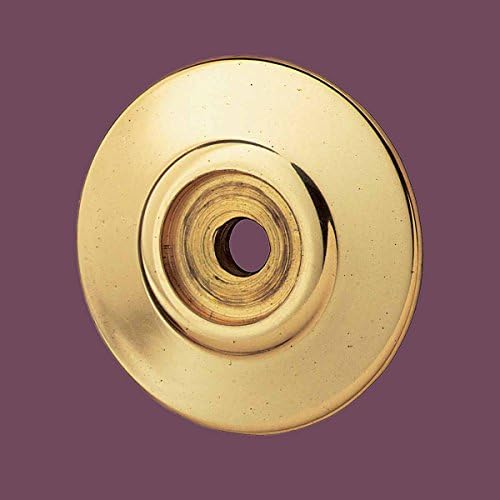 Antique Cabinet Knob Rosette - Bright Brass Door Knob Escutcheon