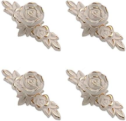 Antique Euro Rose Knobs Set