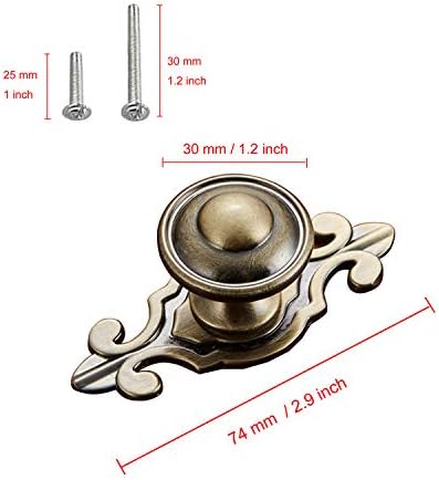 HUAMULAN Retro Alloy Knobs