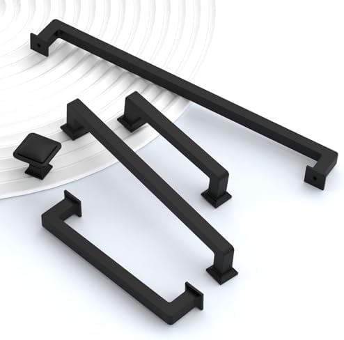 10 Pack 5 Matte Black Cabinet Handles
