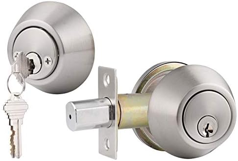 Gobrico 5 Keyed Alike Double Cylinder Deadbolts Satin Nickel Finish