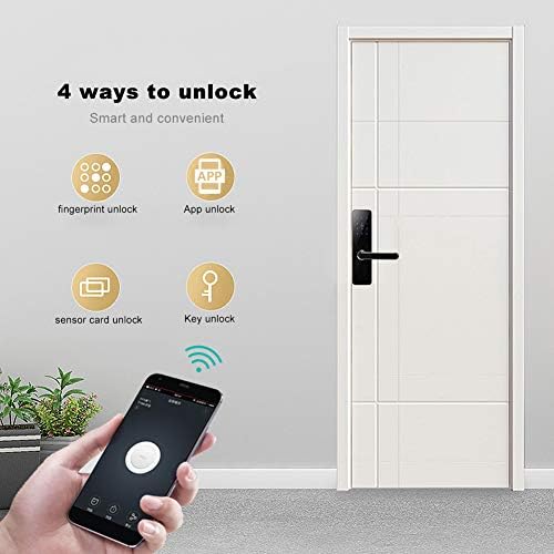 Advanced 4-in-1 Keyless Door Lock for Smart Home Security