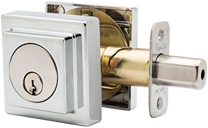 Copper Creek DBS2410PS Contemporary Single Cylinder Deadbolt