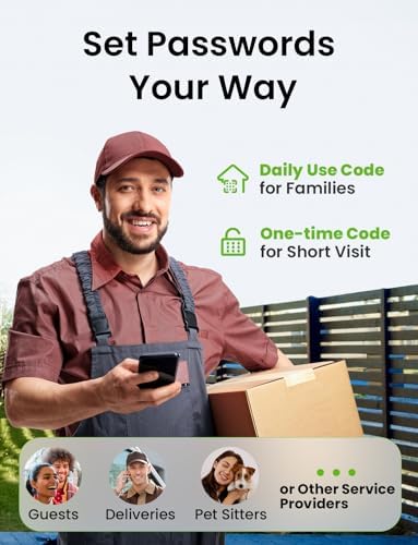 Smart Front Door Lock with Keyless Entry