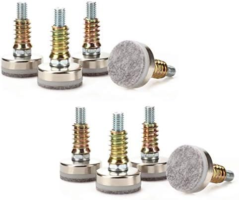 Hot Favorable Adjustable Furniture Levelers - 8PK Silver