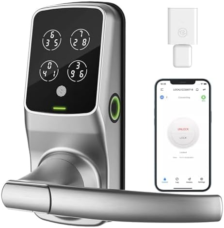 Lockly Secure Smart Door Lock Keyless Entry with AI