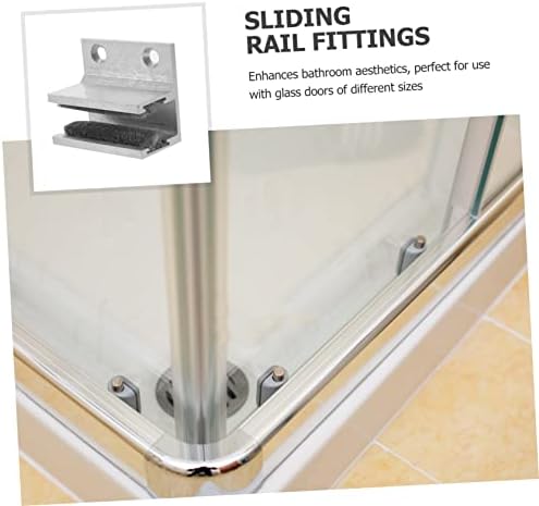 Mikikit Shower Door Guide Durable Easy to Maintain