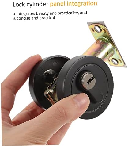 EXHUMKY Concealed Zinc Alloy Deadbolt Lock Matte Finish Secure Entry Door