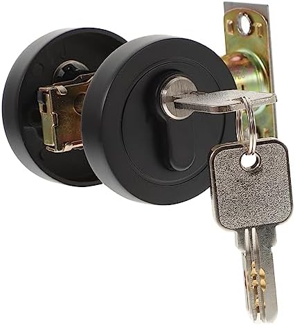 EXHUMKY Concealed Zinc Alloy Deadbolt Lock Matte Finish Secure Entry Door
