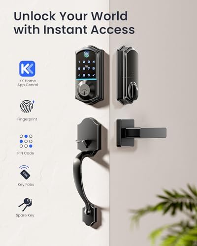 Veise Smart Lock with Handle Set and G1 Gateway