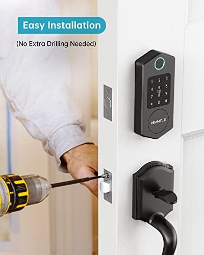 Secure and convenient smart deadbolt with real-time tracking backdrop integration