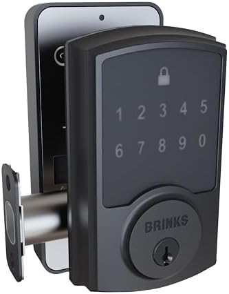 Brinks Keyless Entry Electronic Touchpad Door Lock - Satin Nickel