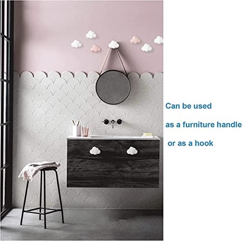 Ceramic Door Handle for Wardrobe and Cabinet Use