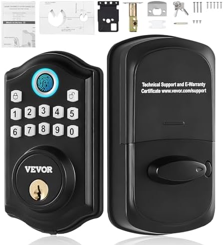 Secure Front Door Lock with Multiple Unlock Options