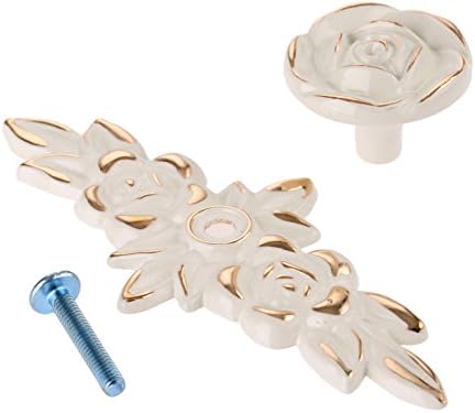 Antique Euro Rose Knobs Set