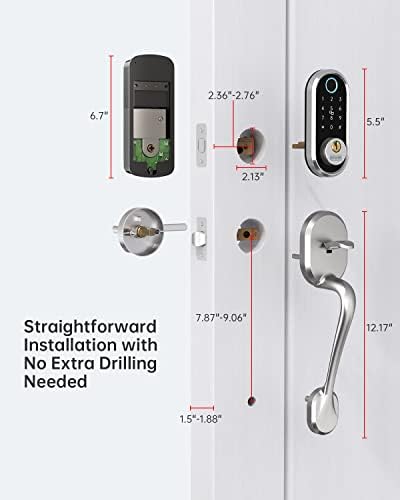 Smart Home Lock Set Keyless Entry for Front Door