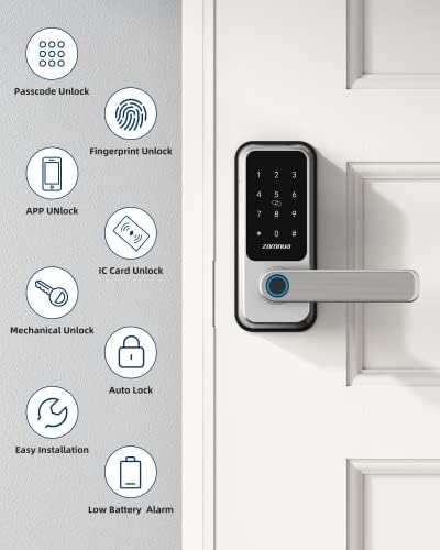 Zomnua Keyless Entry Door Lock with Handle