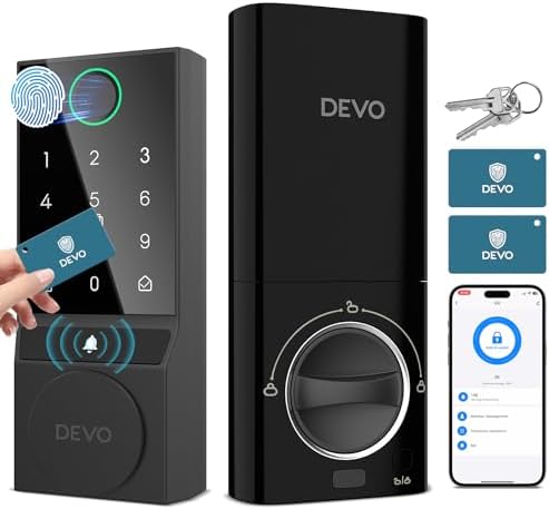 Secure and Easy Front Door Lock with Fingerprint Entry