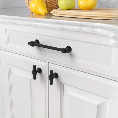 10-Piece Matte Black Cabinet Pulls for itchen Bathroom