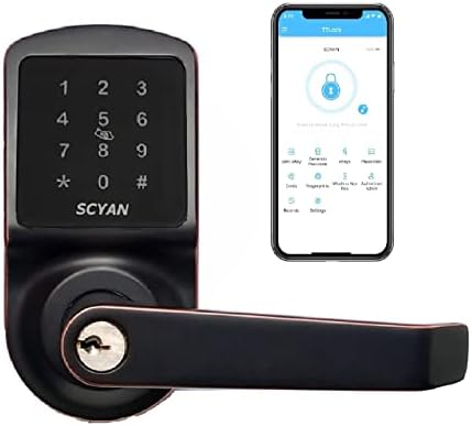 Smart Door Lock X2 with Fingerprint Keypad Keyless Entry