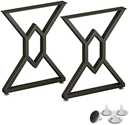 FJANKUI Metal Legs 28-inch X-Shaped for Industrial
