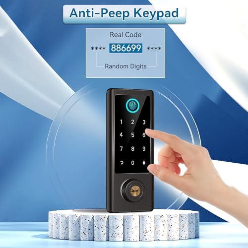 BEBASIA Fingerprint Door Lock Set Smart Entry for Your Home