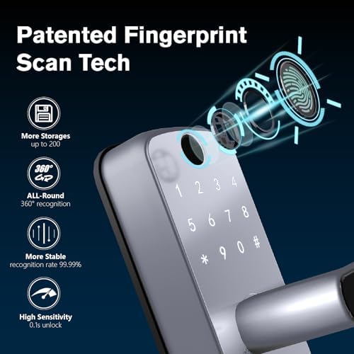 OluMat Keyless Entry Door Lock with Gateway Deadbolt