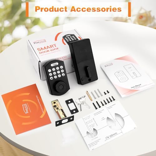 Probrico ProGuard Smart Door Lock - 4 Unlock Methods for Secure Access