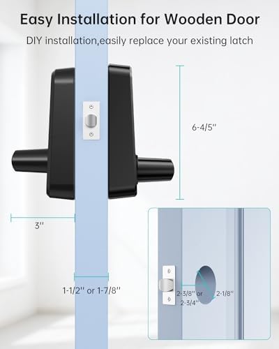 Hornbill Smart Lock with Handle - Keyless Entry for Home Security