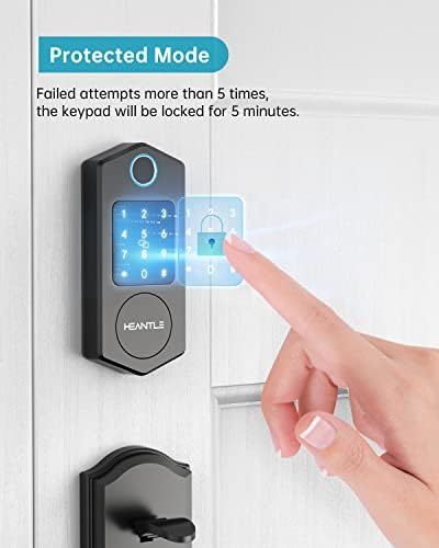 Secure and convenient smart deadbolt with real-time tracking backdrop integration