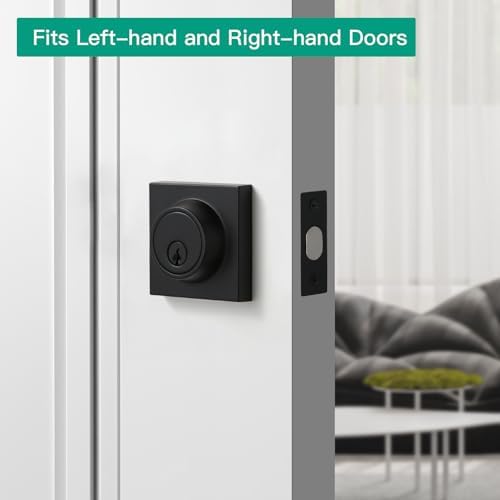 YAGU Modern Square Keyed Deadbolt Lock