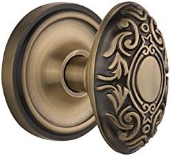 Victorian Door knob Set with Nostalgic Rose