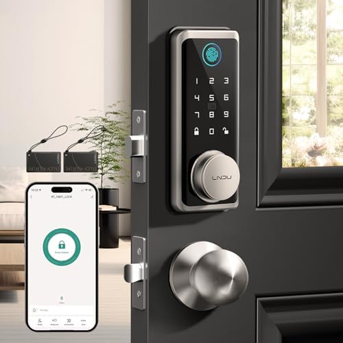 WiFi Keyless Entry Door Lock with Fingerprint Keypad