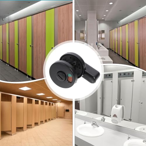 3Pcs Metal Smart Deadbolt with Privacy Lock Indicator