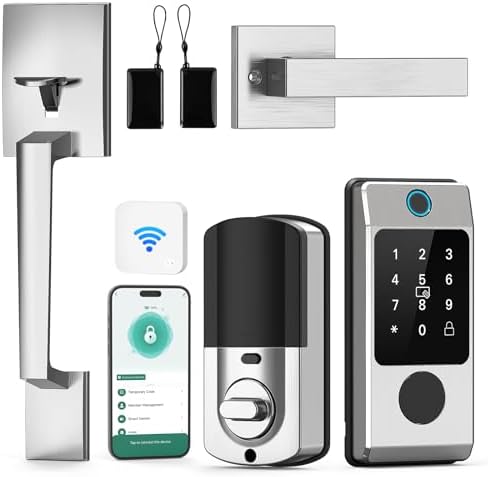 Miuedo Smart Deadbolt Front Door Lock with Keypad and Bluetooth