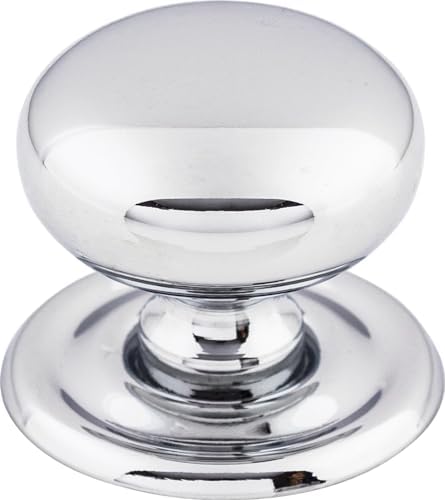 Versatile Victoria Knob wBack Plate Nickel