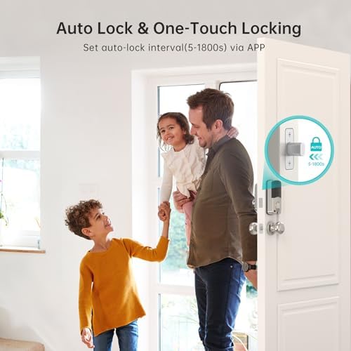 Hornbill Smart WiFi Door Lock Set with Handle and Fingerprint