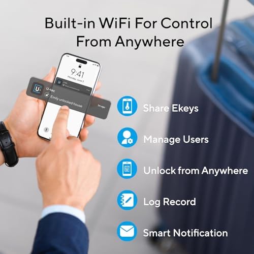 Enhance Security Convenience with ULTRALOQ U-Bolt Pro WiFi Smart Door Lock