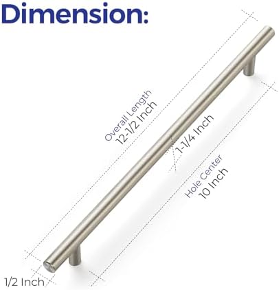 Sturdy Stainless Steel Cabinet Handles