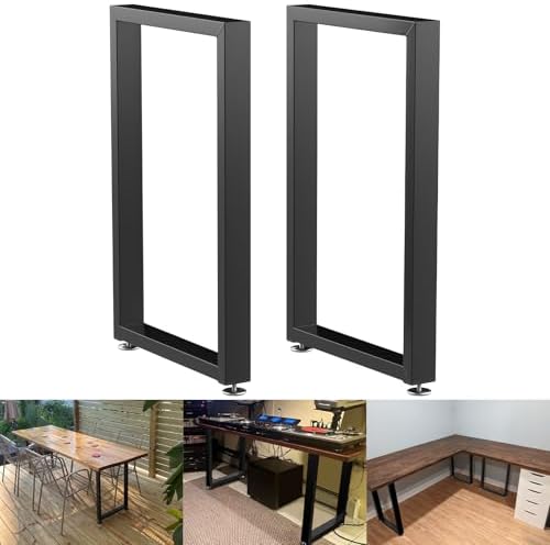 28 Inch Heavy Duty Metal Square Table Legs