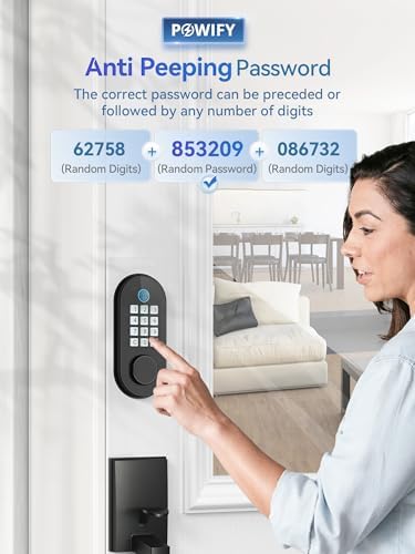 Smart Keyless Door Lock with App Control Durable Build