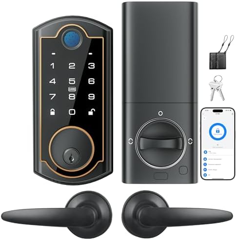 Keyless Entry Door Lock Set with Built-in WiFi Deadbolt