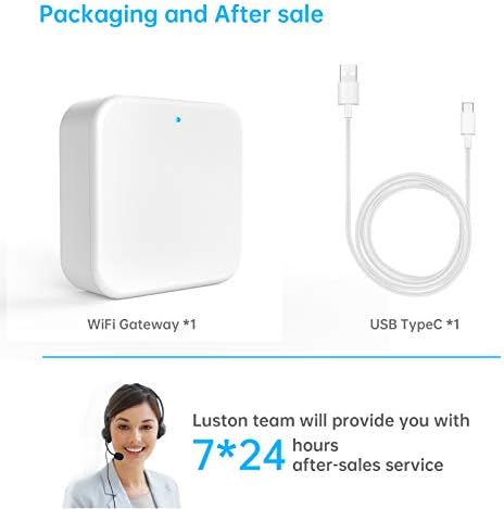 Luston Smart Door Lock with Alexa Voice Google Home Control