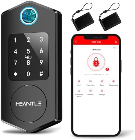 Secure and convenient smart deadbolt with real-time tracking backdrop integration