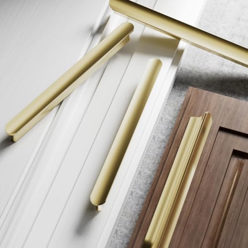 Cobbe Elite 10-Piece Luxury Brushed Gold Cabinet Pulls 6-516